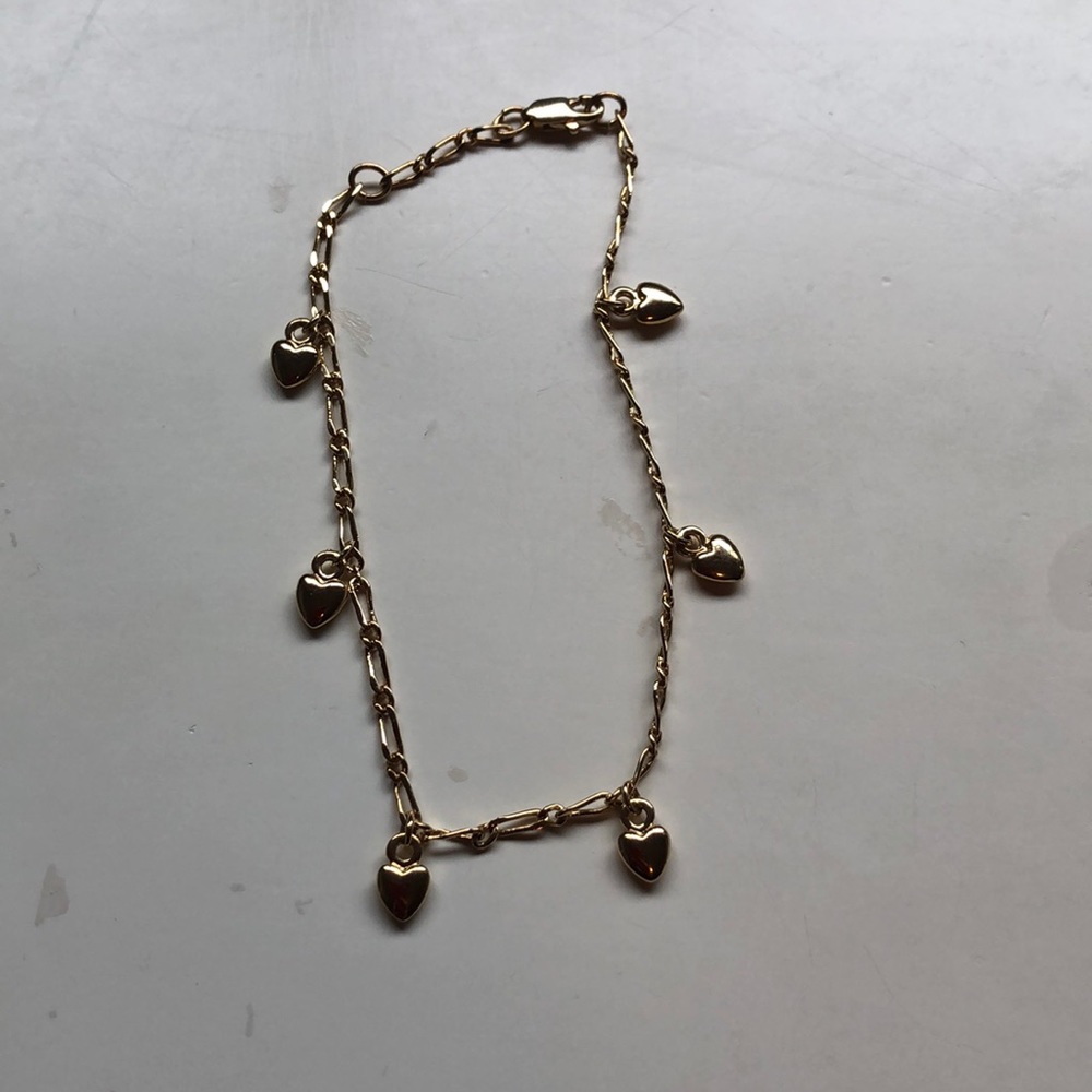 COPY - Gold Heart Anklet